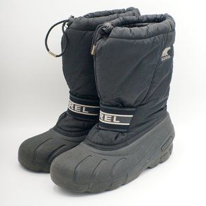 Sorel Black Snow Boots Size 4